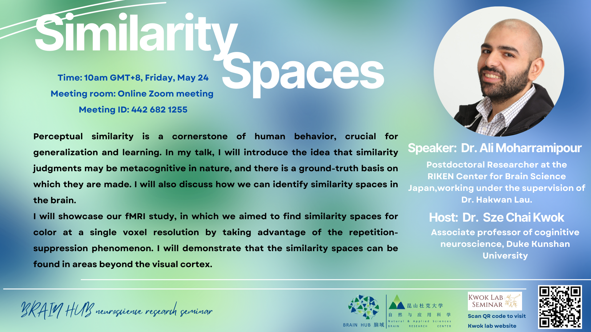 Guest Speaker Seminar : Dr. Ali Moharramipour